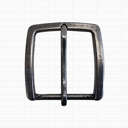 Belt buckle 40 mm gun metal  per piece - pict. 1