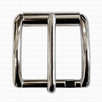 Belt buckle 40 mm silver 40 mm with rol (3) - pict. 1
