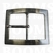 Belt buckle 50 mm silver 50 mm center bar  - pict. 1