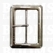 Belt buckle 50 mm silver 50 mm center bar  - pict. 1