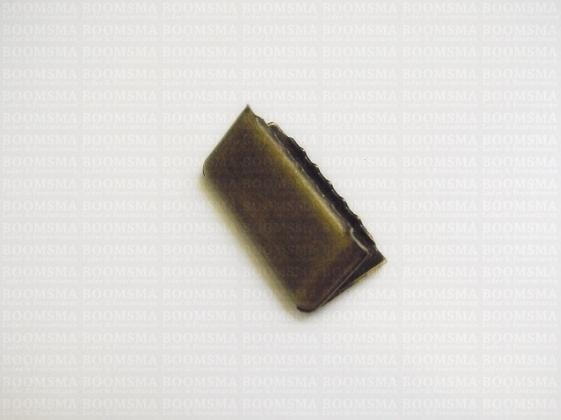 Belt tip antique brass plated 25 mm (ea) - pict. 2