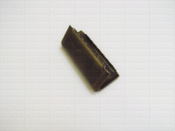 Belt tip antique brass plated 30 mm (ea) - pict. 2