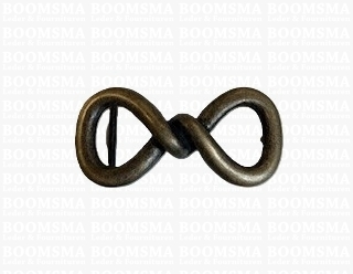 Beltbuckle deluxe knot antique brass plated 30 mm  - pict. 1