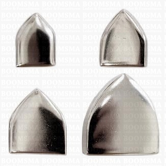 Belt end point with rivets for 25 mm belt colour: nickel - pict. 1