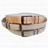 Belts Craquelé effect 34 mm per 3 pieces (lengths: 105 cm, 110 cm, 115 cm.) 