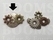 Bezel concho (gears) cogs round 25 × 34 mm - pict. 1