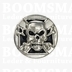 skull over black cross