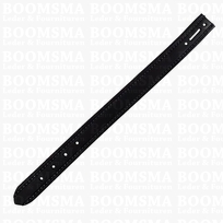 Small belt without buckle  black width: 2,5× total length: 28 cm thickness:3 mm (no buckle)