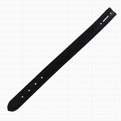Small belt without buckle  black width: 2,5× total length: 28 cm thickness:3 mm (no buckle) - pict. 1