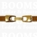 Bracelet clasps gold 10 mm (hook) - pict. 1