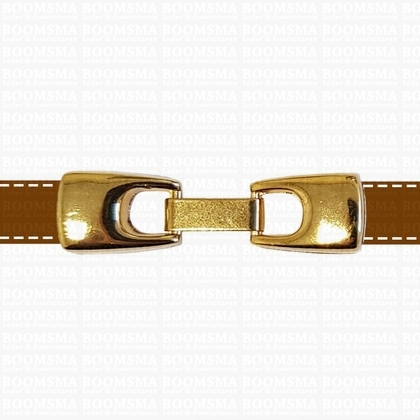 Bracelet clasps gold 10 mm (hook) - pict. 1