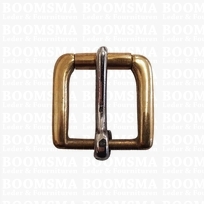 Brass buckle with stainless steel pin Messing Roller Buckle 28 mm