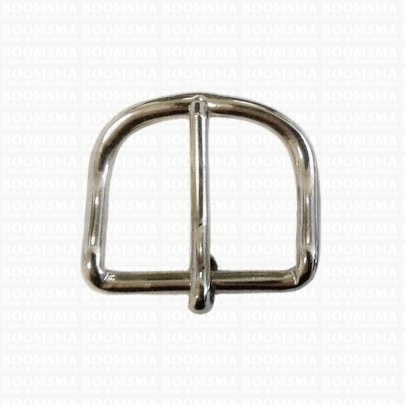 Buckle 23 mm per 10 pieces colour: silver - pict. 1