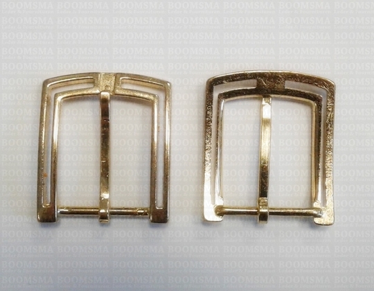 Buckle 25 mm per 10 pieces colour: gold - pict. 2