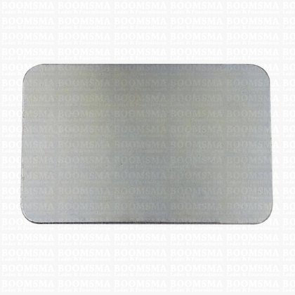 Buckle blanks silver rectangle large 84 × 50 mm, belt 4 à 4,5 cm  (ea) - pict. 1