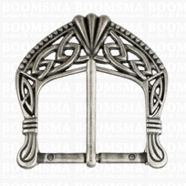 Buckle Celtic silver coloured 38 mm (ea)