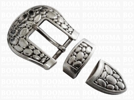 Buckle set: 'stone' 1 inch (= 25 mm) (ea)