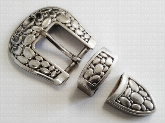 Buckle set: 'stone' 1 inch (= 25 mm) (ea) - pict. 2