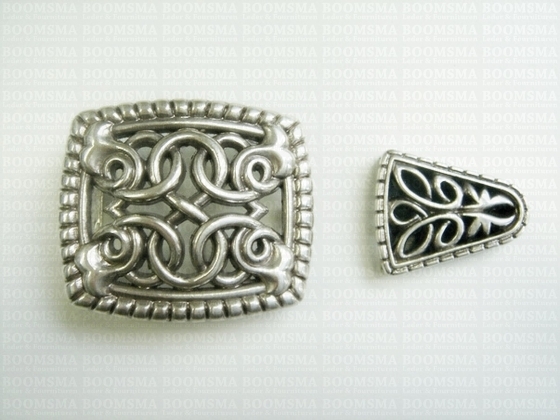 Buckle set: Celtic 25 mm (1 inch) 2 pcs. * (ea) - pict. 2