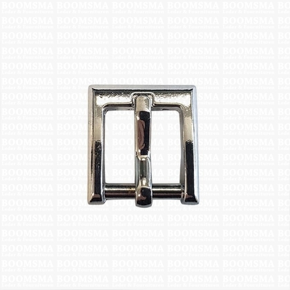 Buckle square chrome plated 16 mm - pict. 1