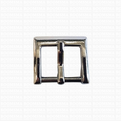 Buckle square chrome plated 25 mm - pict. 1