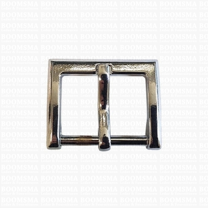 Buckle square chrome plated 30 mm - pict. 1