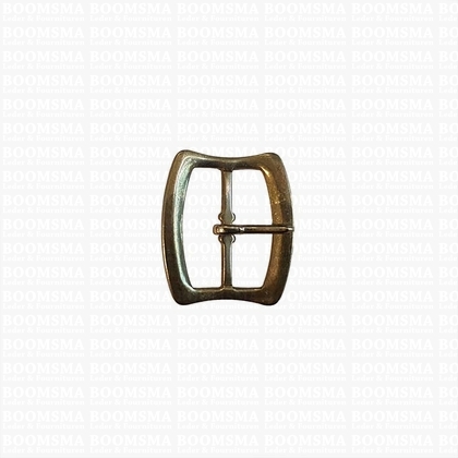 buckle with centre bar l.bronze 20 mm (per 10) - pict. 1