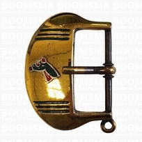 Buckle with horsehead gold 40 mm (ea)