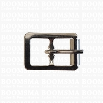 Center bar roller buckles silver 13 mm (ea)