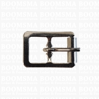 Center bar roller buckles silver 13 mm 