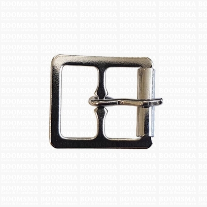 Center bar roller buckles silver 19 mm  - pict. 1