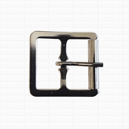 Center bar roller buckles silver 22 mm  - pict. 1