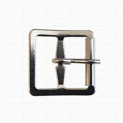 Center bar roller buckles silver 25 mm  - pict. 1