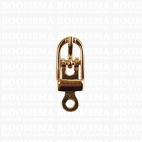 Centre bar buckles de luxe gold 8 mm (ea)