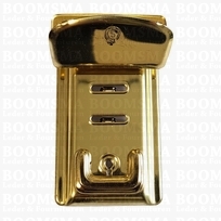 Briefcase key lock gold (per pair)