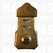 Briefcase key lock antique brass plated (per pair) 8,0 x 5,0 cm - pict. 1