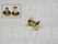 Chicago screws gold nr. 11   A= screw-head Ø 11 mm, B= screw-tube length 9 mm, C= Ø 5 mm  (per 10 pcs.) - pict. 2