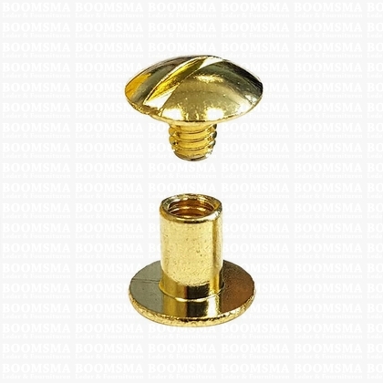 Chicago screws gold nr. 9  (per 10 pcs.) - pict. 1