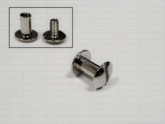 Chicago screws silver nr. 11  (per 10 pcs.) - pict. 2