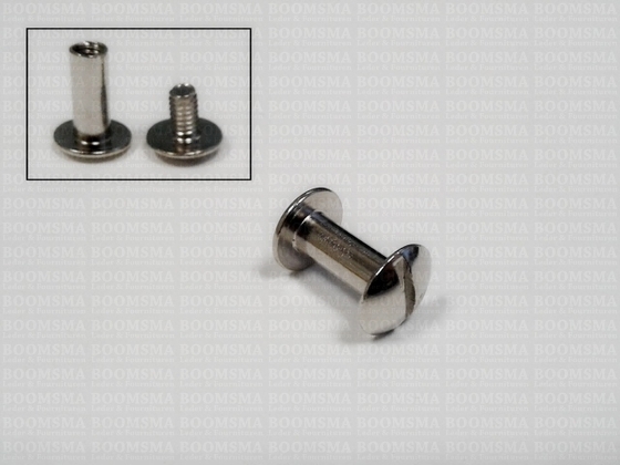 Chicago screws silver nr. 15  (per 10 pcs.) - pict. 2