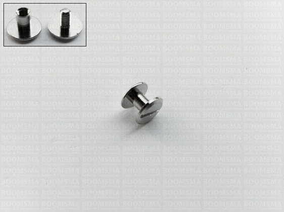 Chicago screws silver nr. 5  (per 10 pcs.) - pict. 2