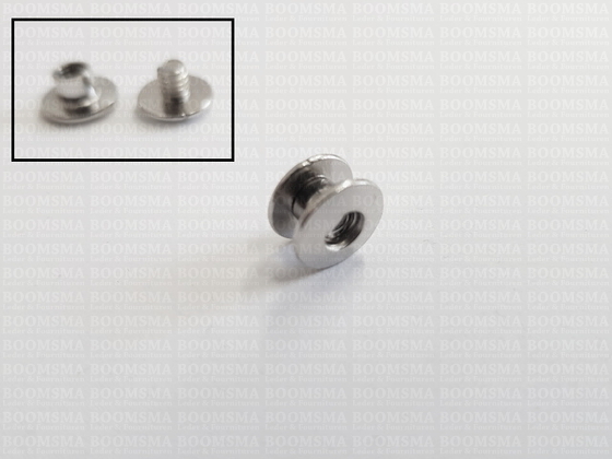 Chicago screws silver nr. 1  (per 10 pcs.) - pict. 3