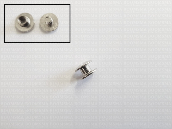 Chicago screws silver nr. 1  (per 10 pcs.) - pict. 4