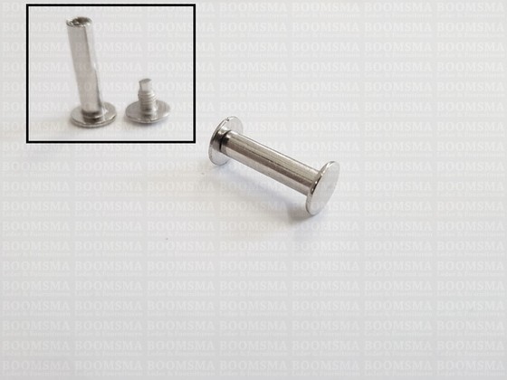 Chicago screws silver nr. 3  (per 10 pcs.) - pict. 3