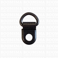 Clip & Dee nearly black width D-ring ± 8 mm (per 10 pcs)