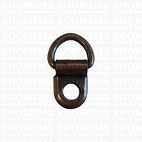 Clip & Dee roodbrons width D-ring ± 8 mm (per 10 pcs)