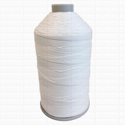 Coats Terko Satin thread white Tkt 008 Tex 300 ('Thick' like 11/3 nylon thread), 1.000 meters  - pict. 1