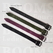 Coloured little belt (split) black 1,5 × 20 cm - pict. 2