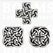 Concho: Celtic conchos screwback Filigree cross filigree conchofiligree concho cross (ea) 30 x 30 mm cross 'square' (ea) 30 x 30 mm - pict. 2