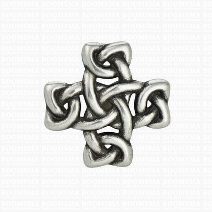 Concho: Celtic conchos screwback Filigree cross - pict. 3